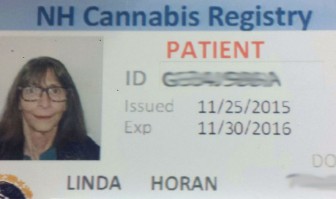 Linda Horan's medical marijuana ID card