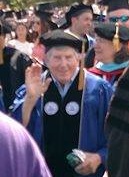 John Harrigan is pictured at the University of New Hampshire graduation ceremony in Durham on Saturday. 