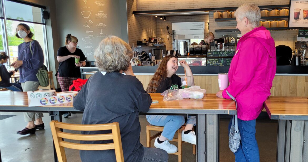 Sip-In Held to Support Union Drive at Rochester Starbucks - InDepthNH.org