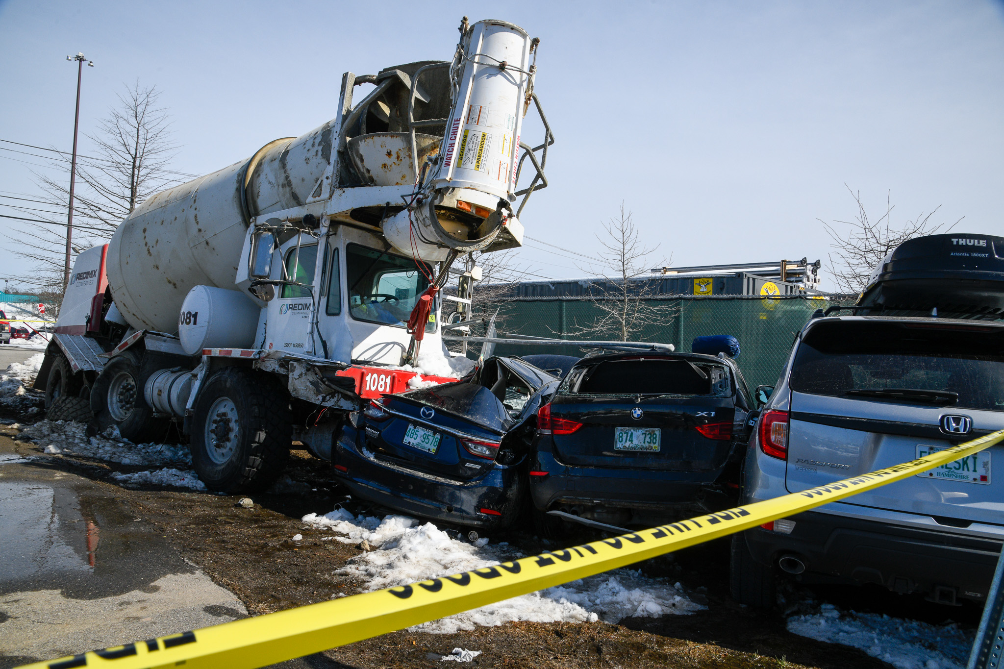 Concrete Truck Collides with More Than Dozen Vehicles in Concord ...