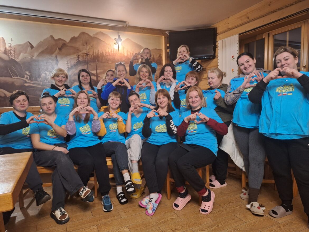 The Common Man for Ukraine Provides Food, Support, and Sisterhood for Widowed Mothers