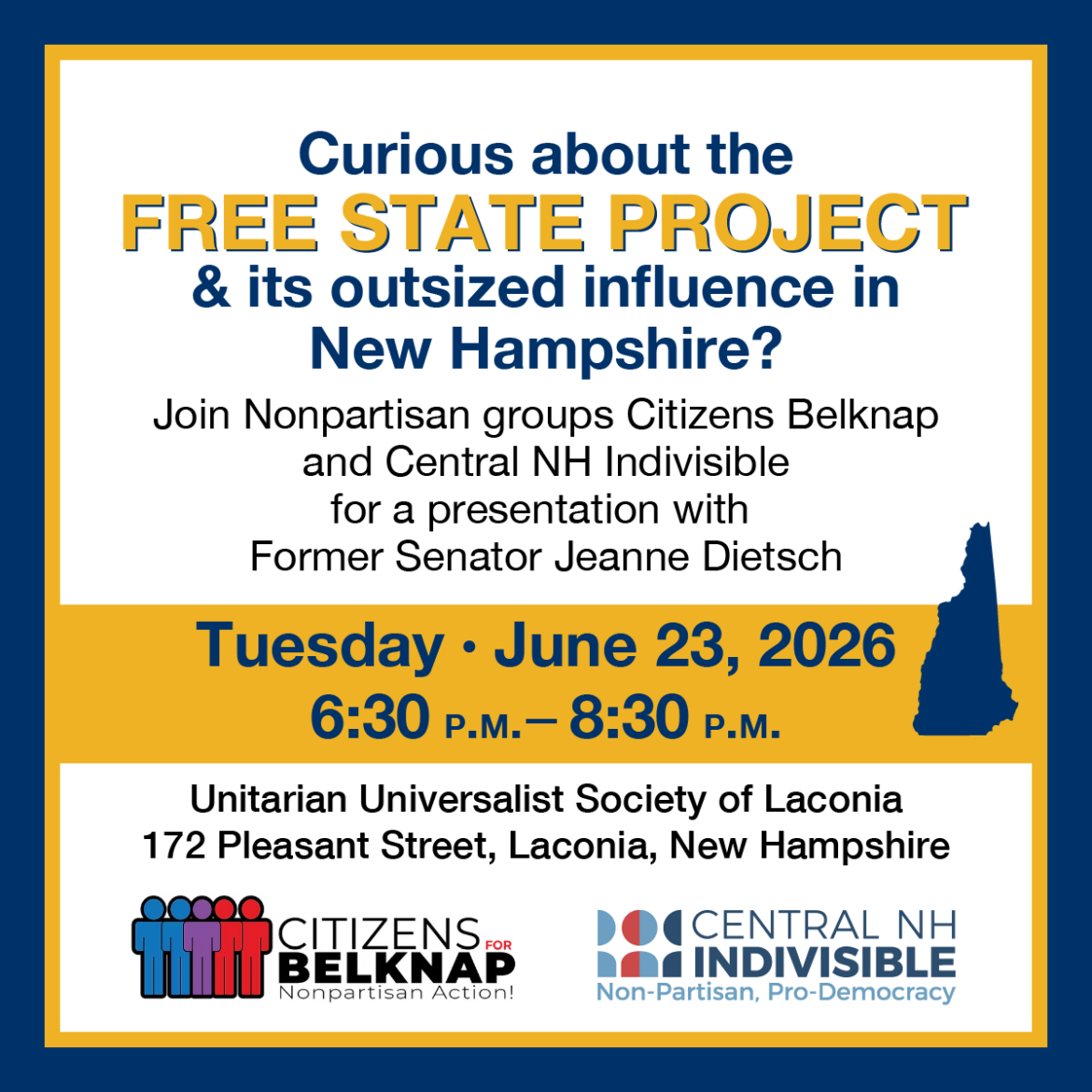 Op-Ed: Presentation in Laconia on the Free State Project’s Quest to Hijack Local, County and State Government 